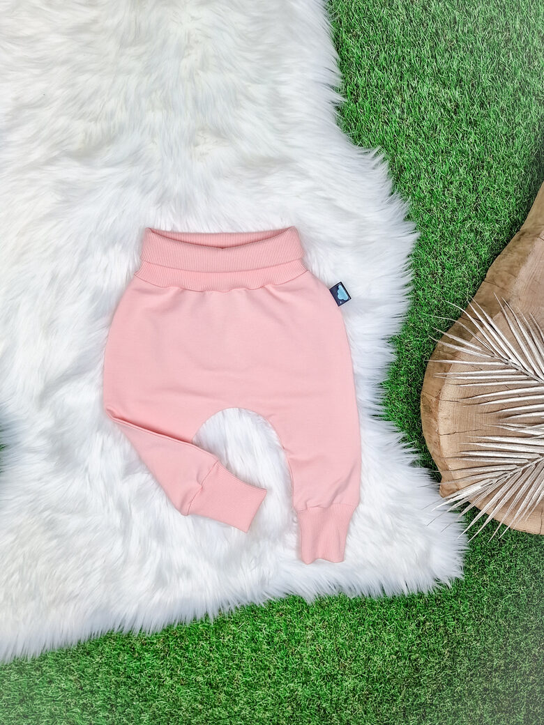 Mazuļiem bikses- Gaiši rozā, 74/80