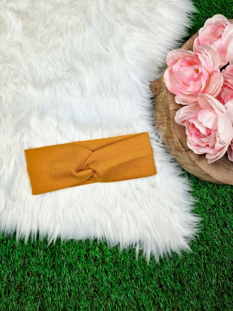 Matu lenta- Sinepju dzeltena (rievota kokvilnas trikotāža)48/50