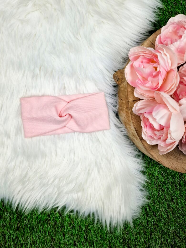 Matu lenta- Maigi rozā (rievota kokvilnas trikotāža)