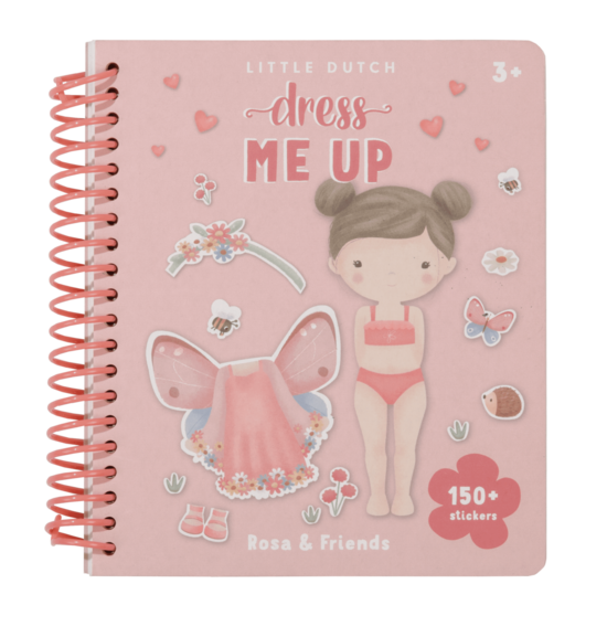 Little Dutch Dress me up grāmata ´Rosa & Friends´
