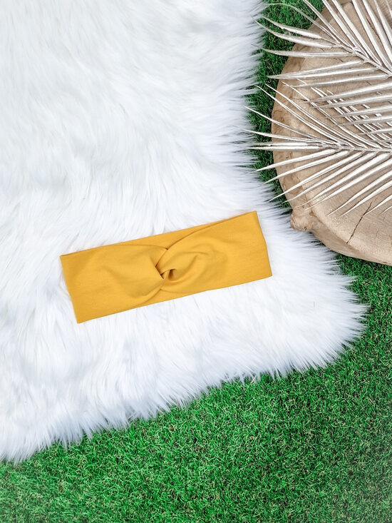 Matu lenta- Sinepju dzeltena (plāna kokvilnas trikotāža), 50-52