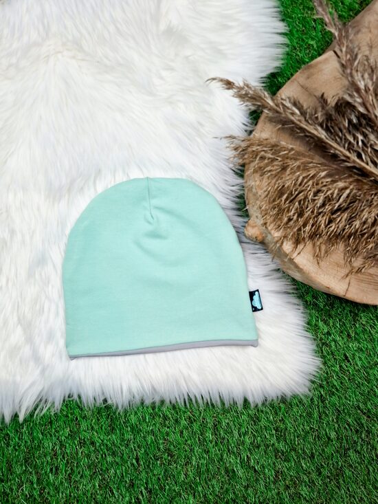 Cepure- Piparmētru/gaiši pelēka, 50-52