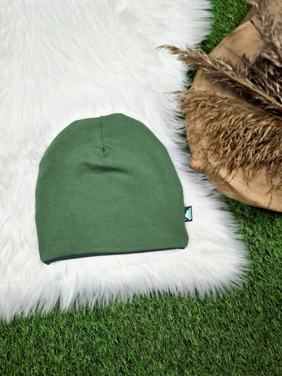 Cepure- Meža zaļa/Tumši pelēka