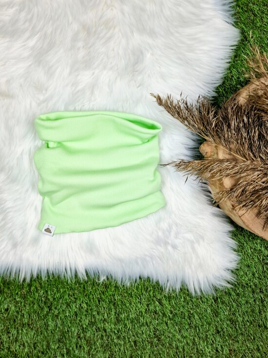 Šalle - Pistāciju (rievotas kokvilnas trikotāža)