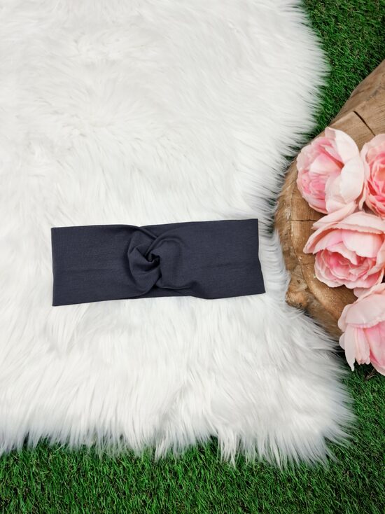 Matu lenta- Tumši pelēka (plāna kokvilnas trikotāža), 52-54