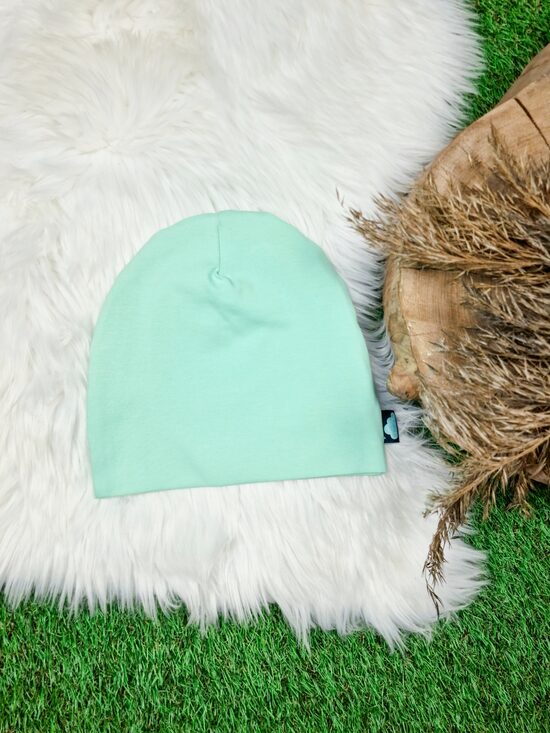 Cepure- Piparmētru (plāna kokvilnas trikotāža), 48-50