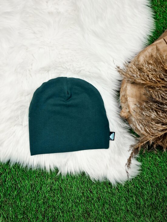 Cepure- Dūmakaini zaļa (plāna kokvilnas trikotāža), 52-54