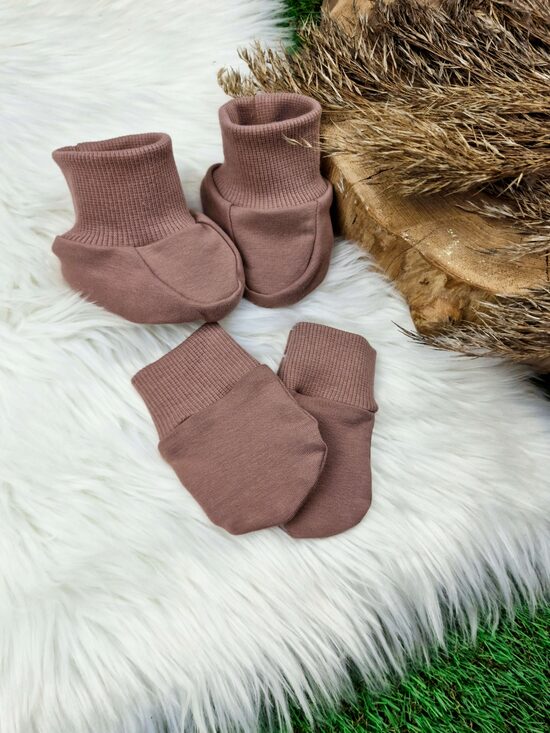 Cimdi- Kakao brūni, 0-3 mēn.