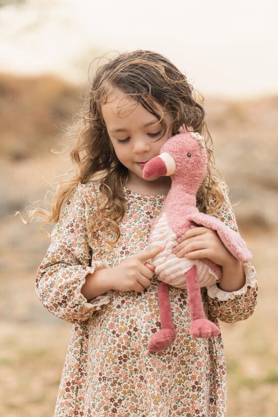 Little Dutch mīkstā rotaļlieta flamingo ´Safari Friends´, 35cm