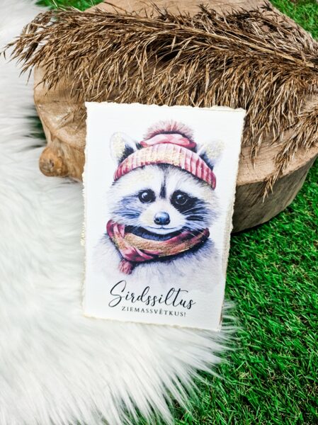 Ziemassvētku kartīte "Sirdssiltus"