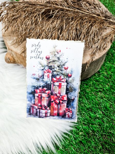Ziemassvētku kartīte "Sirdssiltus"