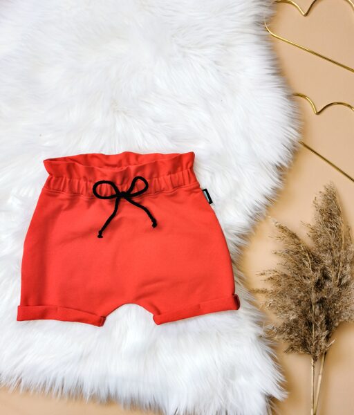 Šorti - Koši sarkani (savilkta jostasvieta)