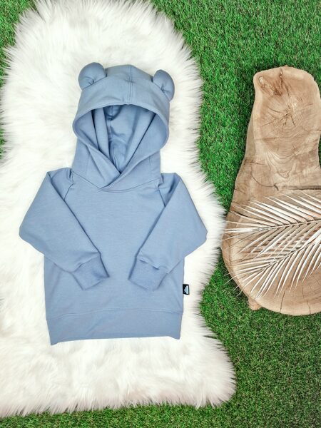 Džemperis "Lācis"- Gaiši zilpelēks