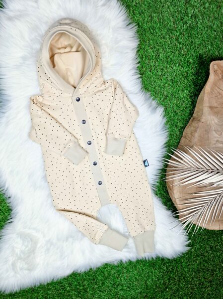 Romperis "Punktiņi"- Krēmkrāsas