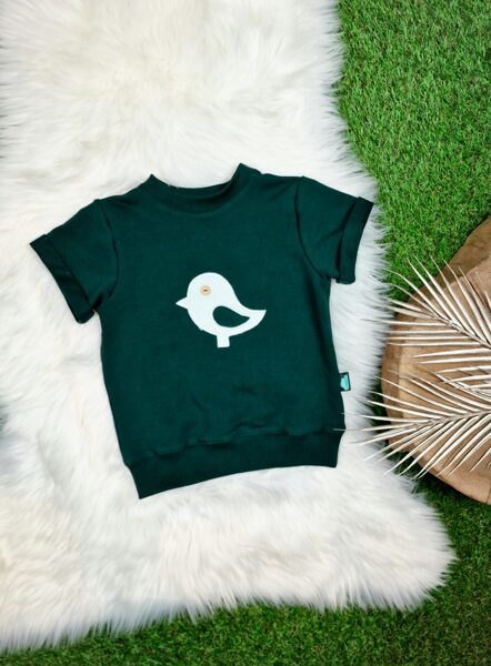 Krekls "Putniņš"-  Tumši zaļš (vidēji biezs)