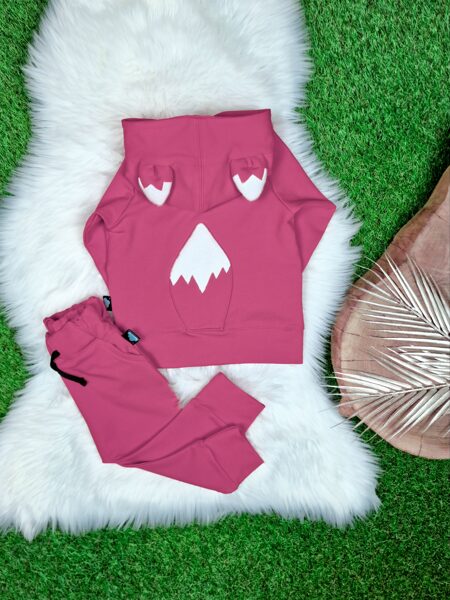 Komplekts džemperis "Lapsa" + bikses - Gaiša fuksija