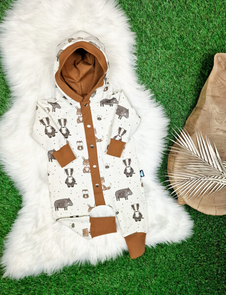 Romperis "Mežs"- Gaiši pelēks