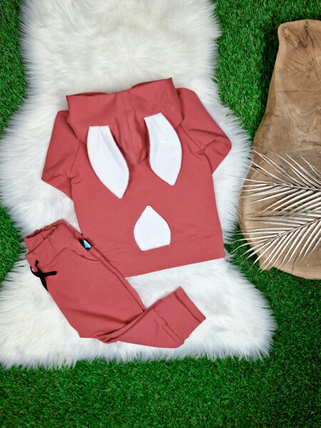 Komplekts džemperis "Zaķis" + bikses - Sārts