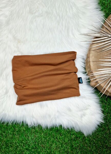 Šalle - Brūna (Plāna kokvilnas trikotāža)