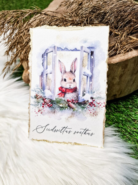 Ziemassvētku kartīte "Sirdssiltus"