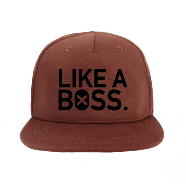 Cepure ar nagu "Lika a Boss ", Bordo