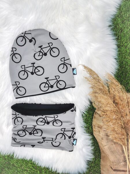 Komplekts cepure + šalle "Velo"- Pelēks