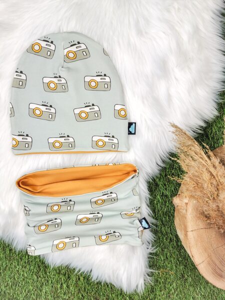 Komplekts cepure + šalle "Foto"