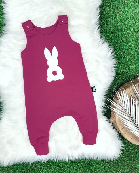 Bikšu romperis "Zaķis"- Fuksijas