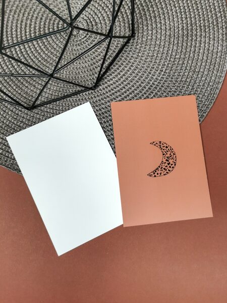 Apsveikuma kartīte "Mēness"