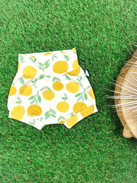 Šorti mazuļiem "Citroni" (plāna kokvilnas trikotāža)