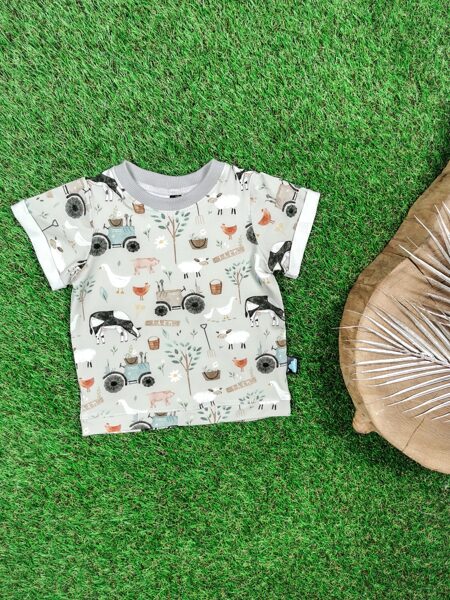 Tkrekls "Ferma" (plāna kokvilnas trikotāža)