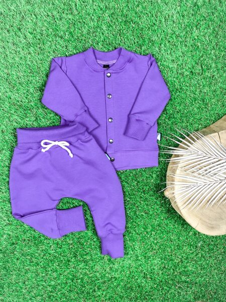 Mazuļiem komplekts jaka + bikses "Violets"