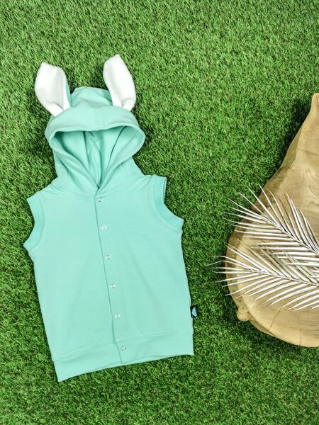 Veste "Zaķis"- Piparmētru (raibs)