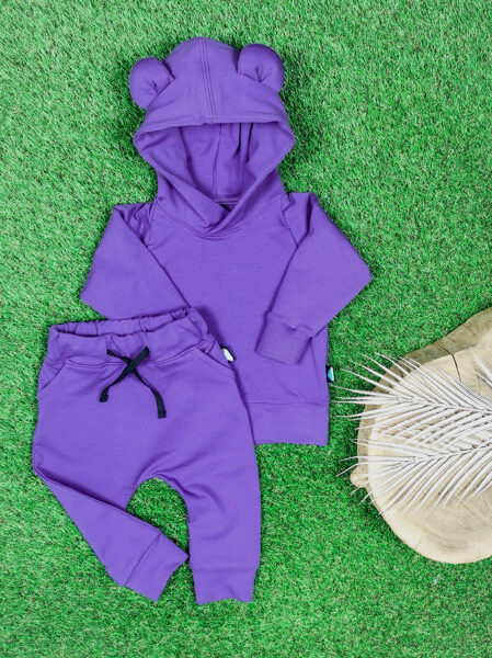 Komplekts džemperis "Lācis" + bikses - Violets