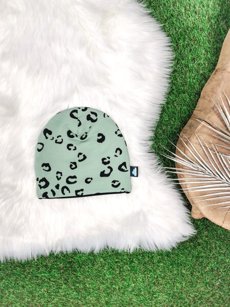 Cepure "Leopards"- Dūmakaini zaļa