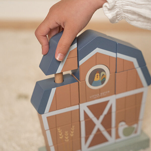 Little Dutch saliekamā koka puzle ´Little Farm´